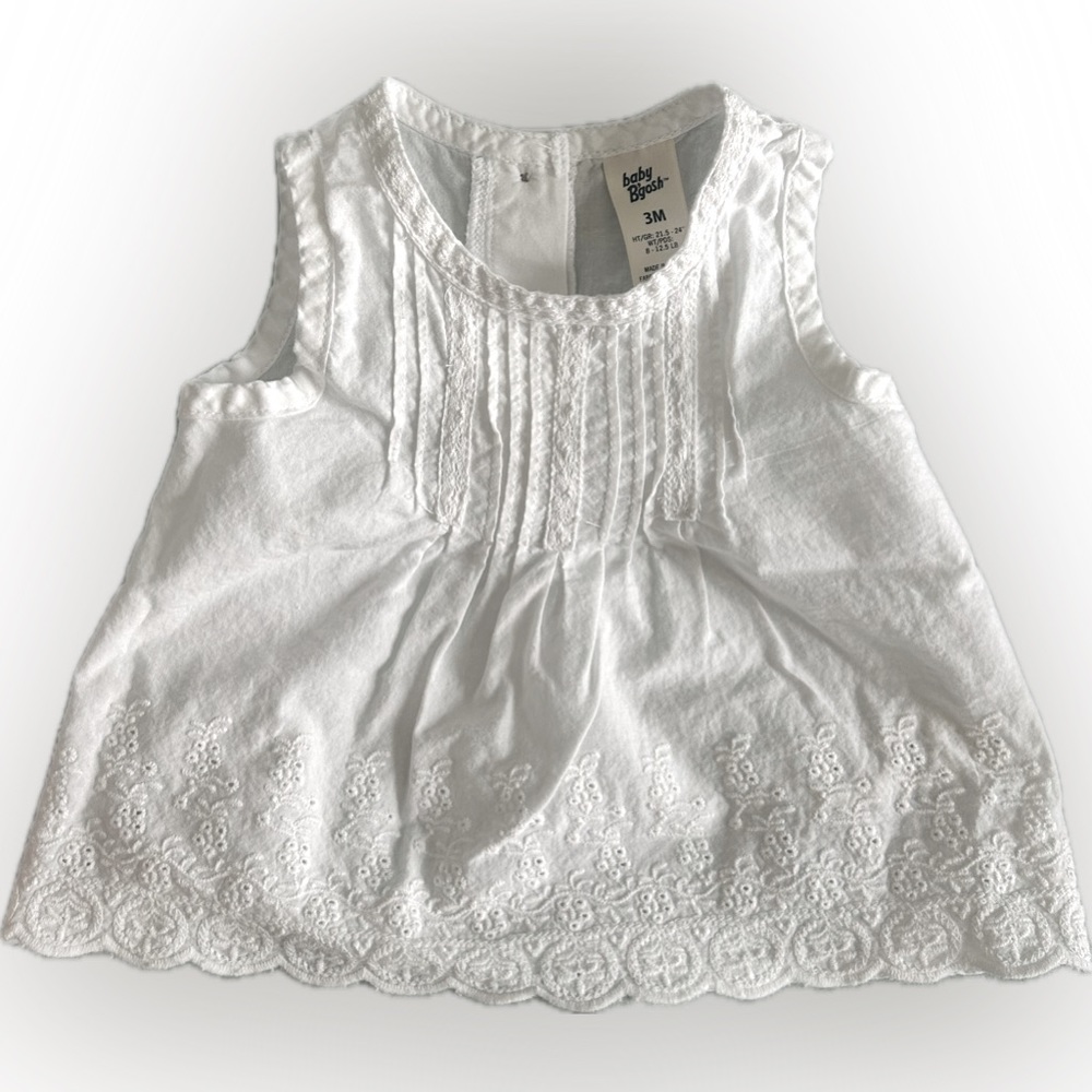 Baby Bigosh- White Tank Top